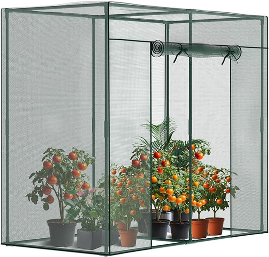 Crop Cages for Garden Plant, 6.6x3.3x6 Ft Plant Protection Tent with Zippered Door, Raised Bed Cover, Garden Bed Cover with Frame, Wind-Resistant Plant Cages for Outdoor Plants Vegetable Flower