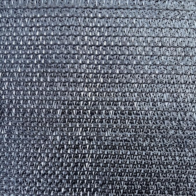 E.share 70% Black Sun Shade Cloth 20FT x 20FT, Outdoor Shade Netting with Grommets, UV Sunblock Fabric for Garden, Greenhouse, Pergola, Patio, Porch & Chicken Coop