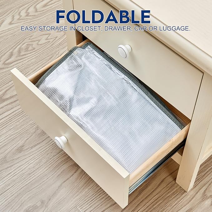80L Clear Large Storage Bag for Clothes Comforters Blankets Pillows Bedding