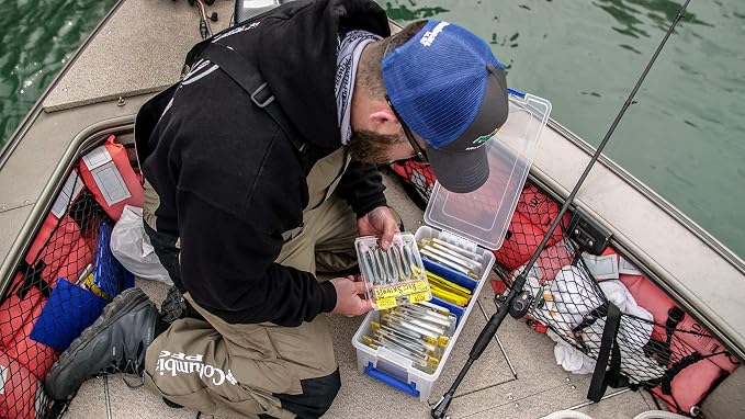 Flambeau Outdoors Super Half Satchel Soft Bait Organizer, Zerust, Clear
