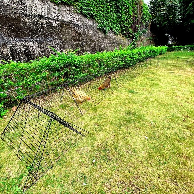 Heavy Duty Chicken Run Tunnel for Yard & Outside, Foldable & Expandable Chicken Tunnel, Portable Predator-Proof Poultry Playpen for Chickens, Rabbits & Ducks