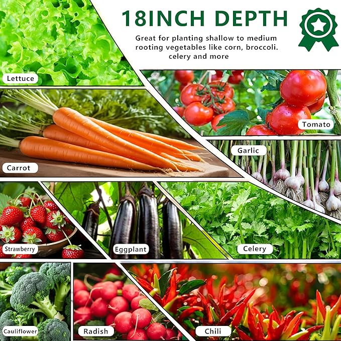 DIIYIV 12x2x1.5FT Galvanized Raised Garden Bed,Vegetable Boxes-Rectangle Metal Flower Box,Large Planter Raised Beds Outdoor Garden for Planting,Fruit,Herb-Black