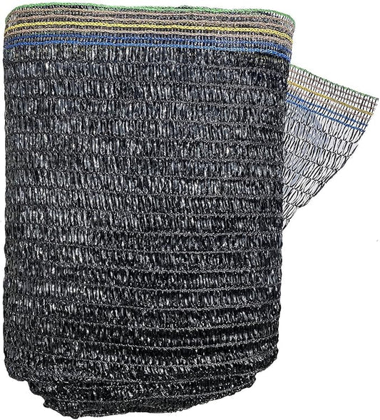 55% Sunblock Shade Cloth Cover Mesh UV Resistant Net for Garden Flower Plant Greenhouse, Black (6.5 x 6.5 FT)