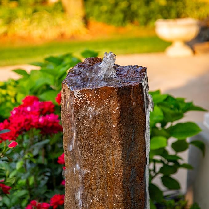 Aquascape Faux Basalt Column Fountain, 30 inch, 78363