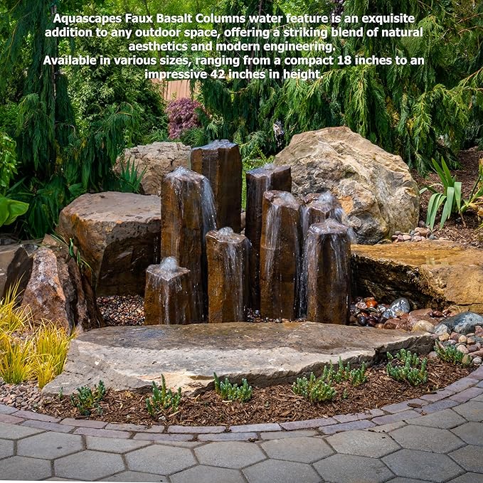 Aquascape Faux Basalt Column Fountain, 36 inch, 78364