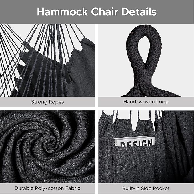 SUNCREAT 2-in-1 Convertible Backyard Fabric Hammock with Stand, Large Hammocks for Outside, Patented, Purple Stripe