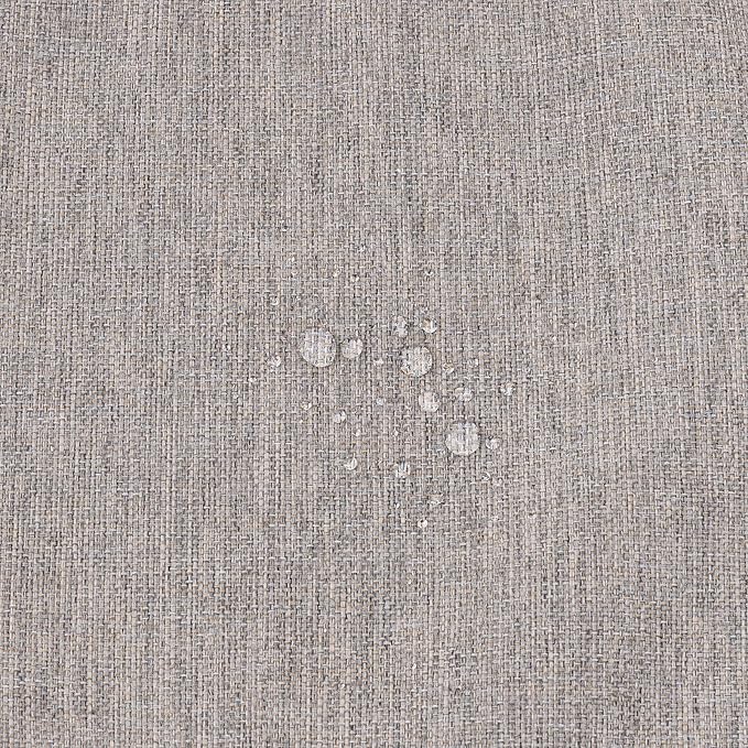QILLOWAY Outdoor Chair Cushion for Patio Furniture, Waterproof Patio Cushions with Ties, Fade Resistant Replacement Pads for Outdoor Rocking Chairs,Tan,Grey