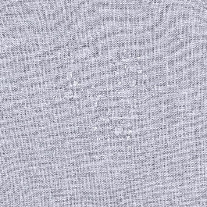 QILLOWAY Outdoor Chair Cushion for Patio Furniture, Waterproof Patio Cushions with Ties, Fade Resistant Replacement Pads for Outdoor Rocking Chairs,Silver,Grey