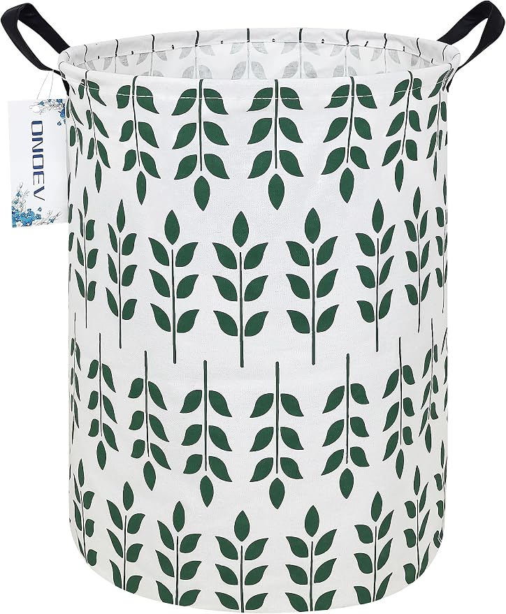 Round Leaf Laundry Hamper, Household Storage Bin
