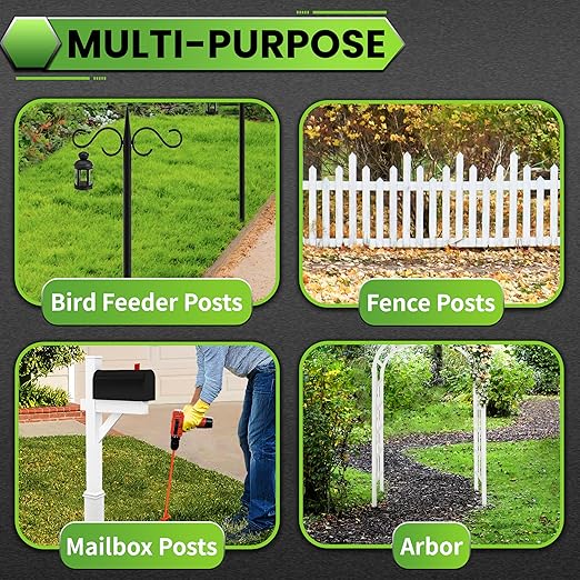 Red Garden Auger Drill Bit for Planting, 1.6"x16.5" Post Hole Digger & Bulb Planter Tool, Fits 3/8" Hex Drive Drill, for Seeds, Flowers, Tree Roots, Fence Posts and so on