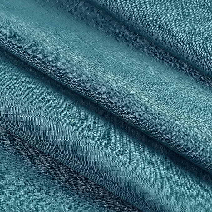 Outdoor Tablecloth Wrinkle-Free Stain Resistant Waterproof Polyester Fabric Table Cover with Zipper Umbrella Hole for Picnic/Party/Dinner/Patio Garden(70inch Round,Zippered,Teal)