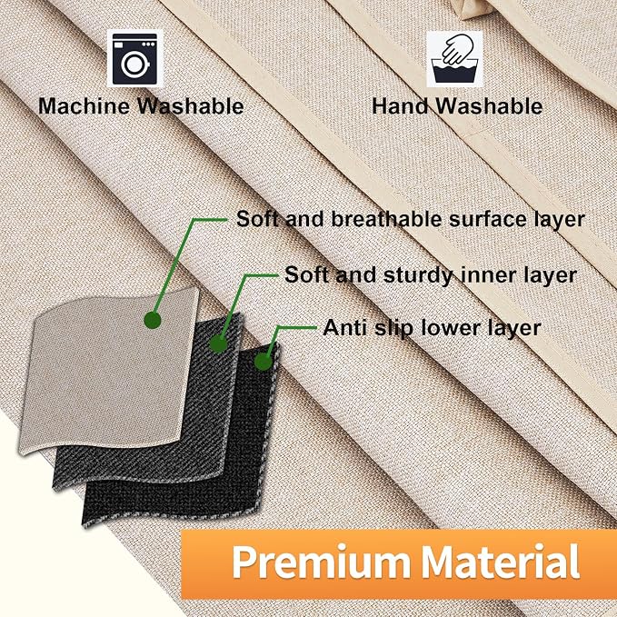 Teniux Remote Control Holder GRS Certified Armchair Caddy for Recliner Couch, Recycled Material Non-Slip Armrest Organizer with 5 Pockets for Magazine, Tablet, Phone, iPad (Beige)