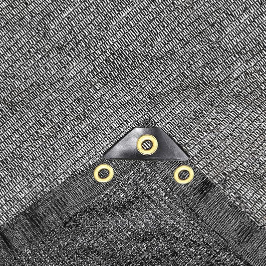 E.share 40%-50% Black Sun Shade Cloth Outdoor - 8Ft X 10Ft Garden Shade Netting with Grommets for Greenhouse, Plant Covers, Patio, Chicken Coop, Barn & Kennel