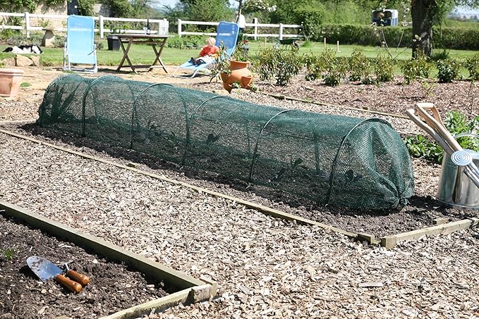 Tierra Garden 50-5020 Haxnicks Easy Shade Net Tunnel Garden Cloche, Giant
