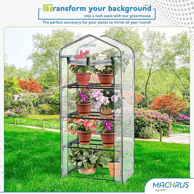 Machrus Ogrow Ultra-Deluxe 4 Tier Portable Bloomhouse